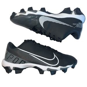 Nike Kids Black and White Baseball Cleats